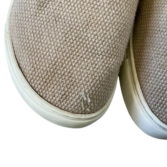 Birkenstock Oswego slip on canvas loafers shoes casual men’s beige shoes Sz 39