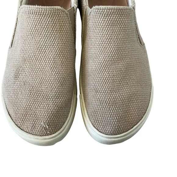 Birkenstock Oswego slip on canvas loafers shoes casual men’s beige shoes Sz 39