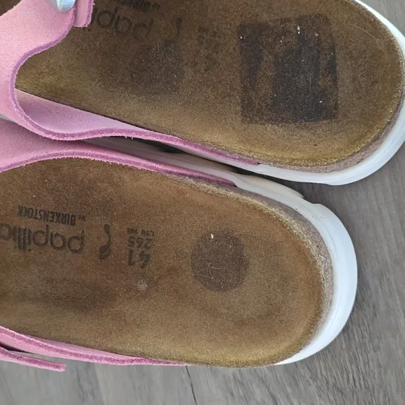 Birkenstock papillio Arizona Chunky Suede Sandals Size 10 Women's / EUR 41