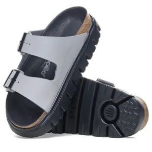 Birkenstock Papillio Chunky Platform Arizona Stone Coin Birko-Flor