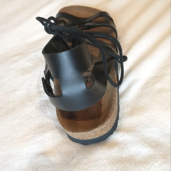 Birkenstock Papillio Women's Black Gladiator Leather Sandals EU 40 - NWOB