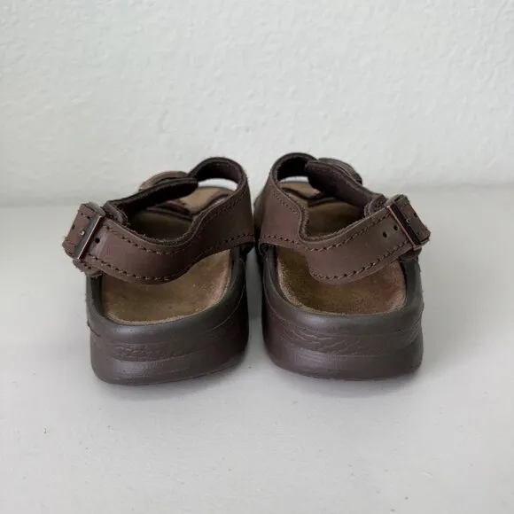 Birkenstock Tatami Nebraska Brown Leather Sandals EU size 40 Womens US 9 Mens 7