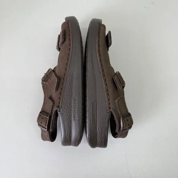 Birkenstock Tatami Nebraska Brown Leather Sandals EU size 40 Womens US 9 Mens 7