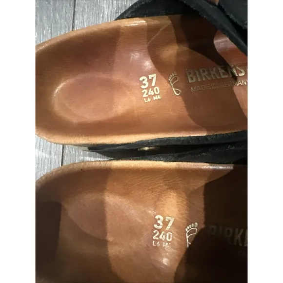 Birkenstock Unisex EU37 W6/M4 Arizona Milano EXQ Urban Waxy Leather Sandal Shoes