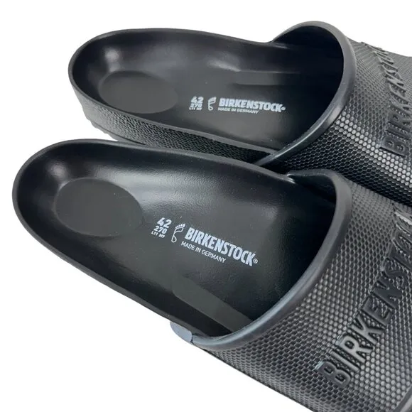 Birkenstock Unisex EVA Black Slides Mens  42/9 Lightweight Water-Friendly Sandal