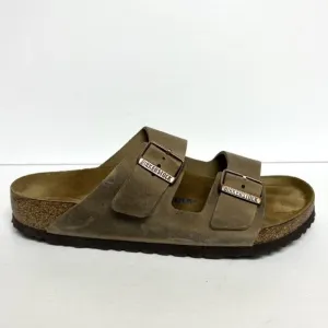 Birkenstock Women's Arizona, Tobacco Leather Sandals, Size EUR 41, US 10M