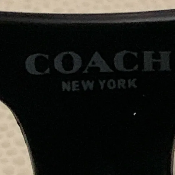 Black Coach Sandals