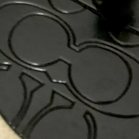 Black Coach Sandals