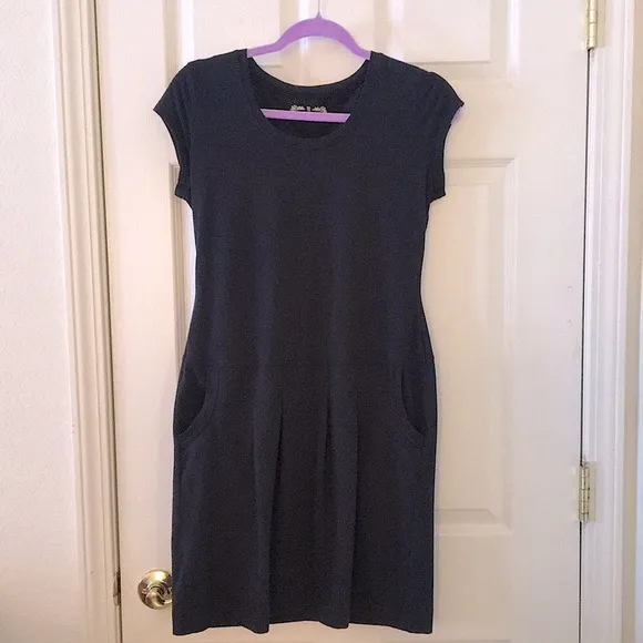 Black Pleated Dress