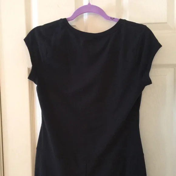 Black Pleated Dress