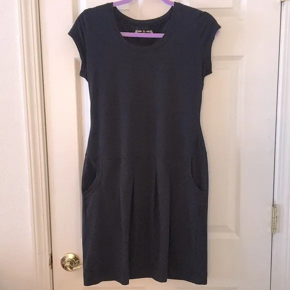 Black Pleated Dress