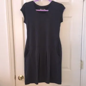 Black Pleated Dress