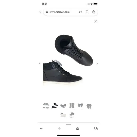 Black High Top Sneakers 9