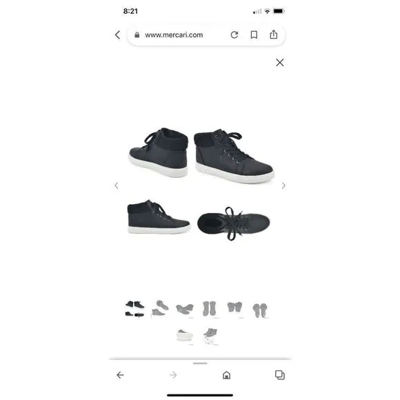 Black High Top Sneakers 9