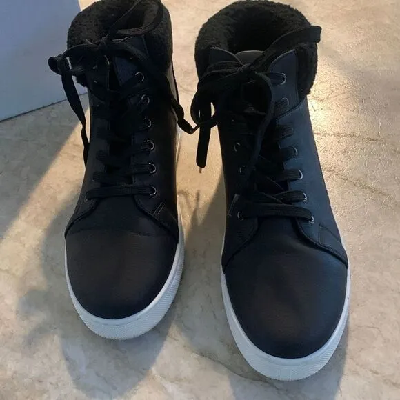 Black High Top Sneakers 9