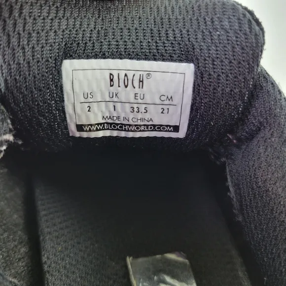 BLOCH Split Sole Dance Sneaker Sz 2