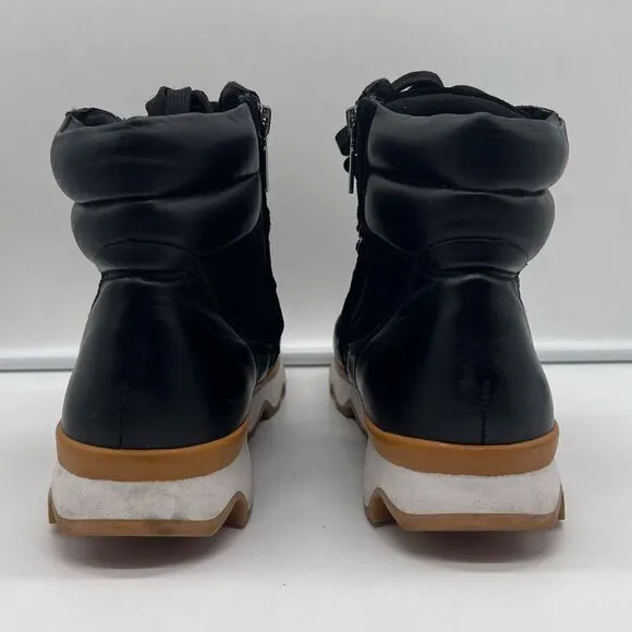 Blondo Black High-Top Side-Zip Sneaker Boots (Dr Scholls insert)