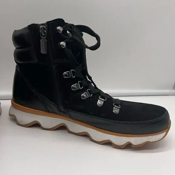 Blondo Black High-Top Side-Zip Sneaker Boots (Dr Scholls insert)