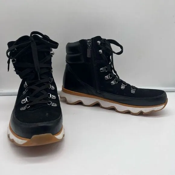 Blondo Black High-Top Side-Zip Sneaker Boots (Dr Scholls insert)