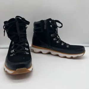 Blondo Black High-Top Side-Zip Sneaker Boots (Dr Scholls insert)