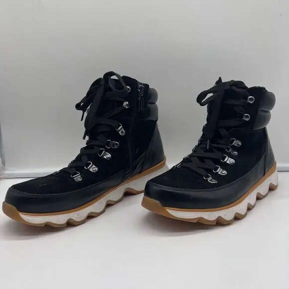Blondo Black High-Top Side-Zip Sneaker Boots (Dr Scholls insert)