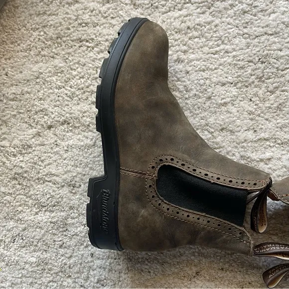 Blundstone 1630 high top chelsea boots rustic brown AU 4.5/ US 7.5
