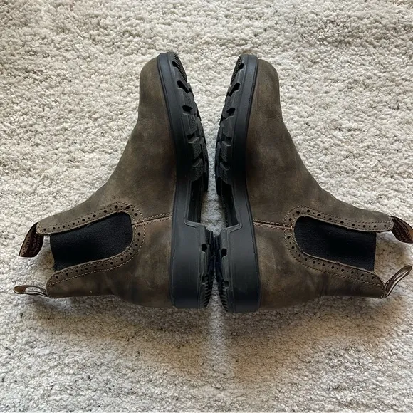 Blundstone 1630 high top chelsea boots rustic brown AU 4.5/ US 7.5