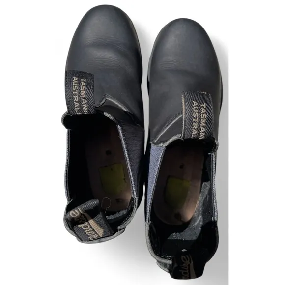 Blundstone 1914 Chelsea Boots Womens 7 US 10 Black Grey Leather Original 500