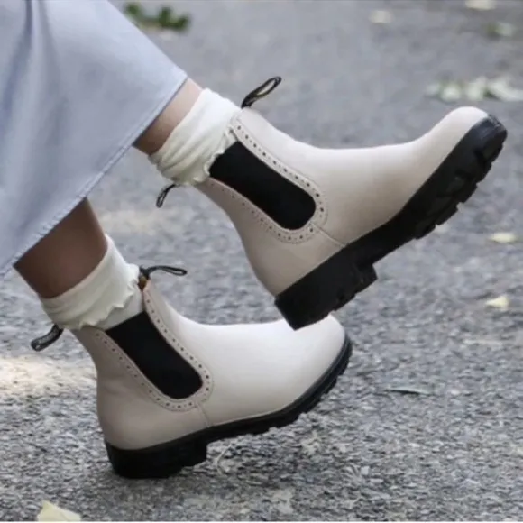 Blundstone 2156 Women’s Chelsea Ankle Boots - Pearl white