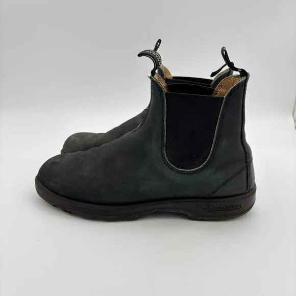 Blundstone Black Leather Chelsea Boots Men's 8.5