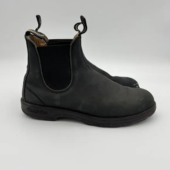 Blundstone Black Leather Chelsea Boots Men's 8.5