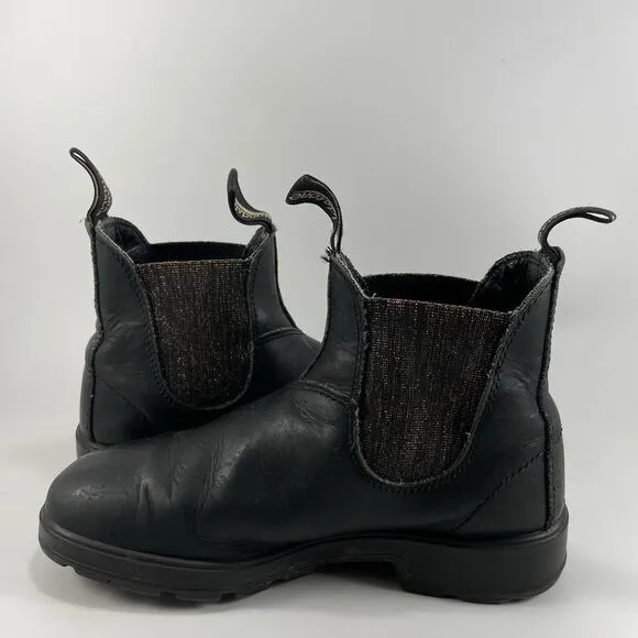 Blundstone Glitter 2032 Chelsea Boots Size 4.5 AU, Size 7.5 US Black Leather