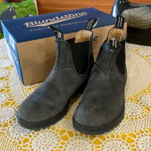 Blundstone Gray Chelsea Boots