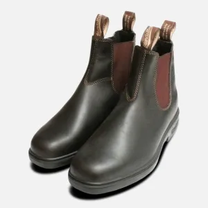 Blundstone Square Toe Dress Boot in Stout Brown
