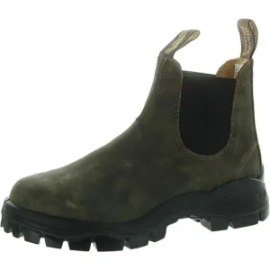 Blundstone Womens Brown Laceless Leather Chelsea Boots New
