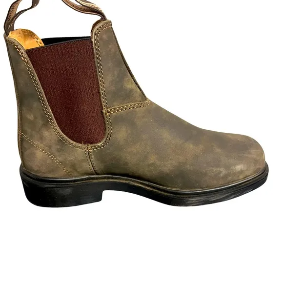 Blundstone Women’s Chelsea Leather Boots Rustic Brown Size 8 US