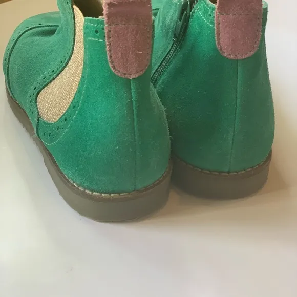 Boden Girls Suede Leather Chelsea Boot Sz 35