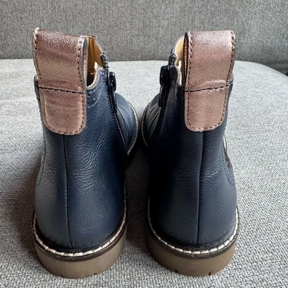 Boden Leather Chelsea Boots French Navy Girls  Size: 29 US 11- 11.5