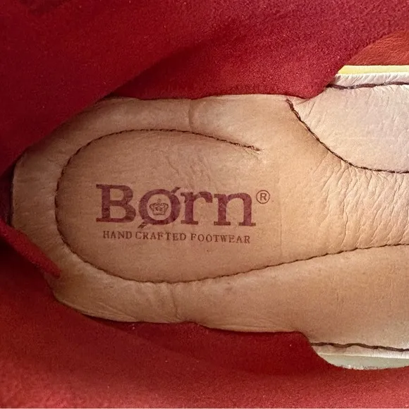 BORN Iwa Leather Sandal |  Red Mattone | Size 7