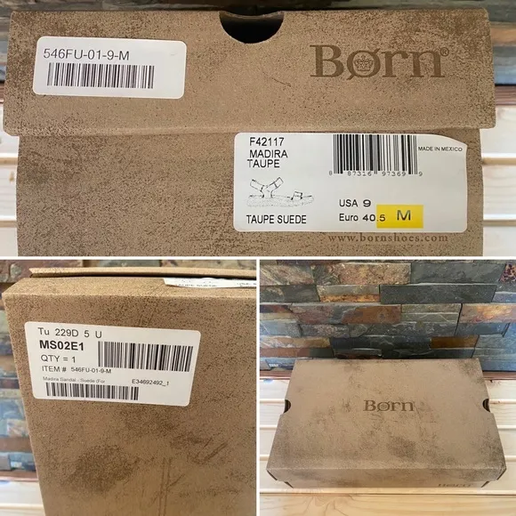 BORN • Madira Sandal in Taupe Suede - New In Box! Size 9 / 40.5