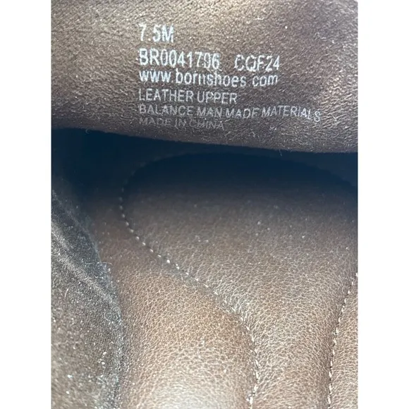 Born Shoes Womens 7.5 M Carrera Slip On Lugsole Penny Loafer BR0041706 Brown