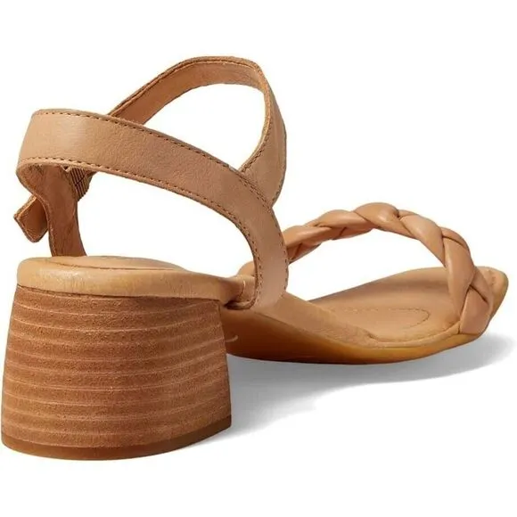 Born Simone BR0045402 Sandals Women's US 7 Natural Leather Ankle Strap ZPO1752