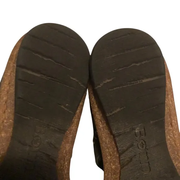 BORN - Women's Nea Navy Nubuck Leather Gladiator Sandals - Size 8