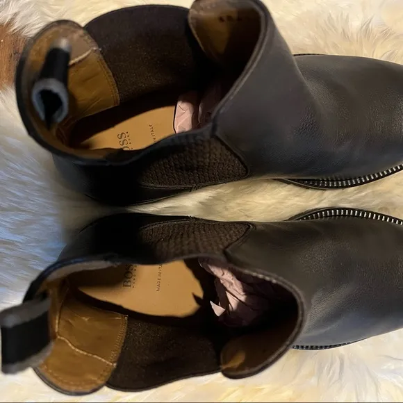 Boss Hugo BossLeather Chelsea Boots