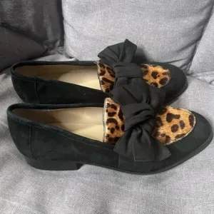 Botkier Calf Hair Suede Leather Flats