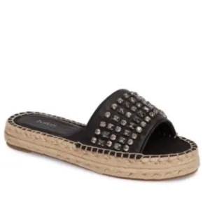 Botkier Espadrille Leather Sandal Slides