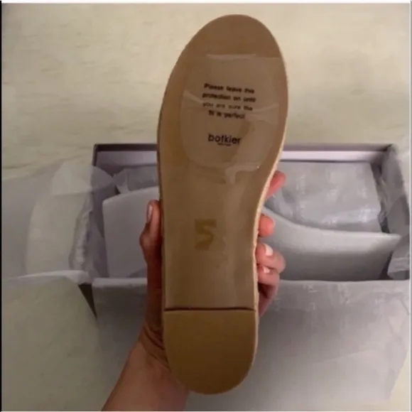 Botkier Espadrille Leather Sandal Slides