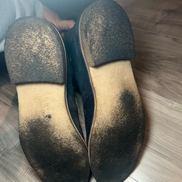 Bottega Veneta Dark Navy Suede Ankle Chelsea Boots Size 46
