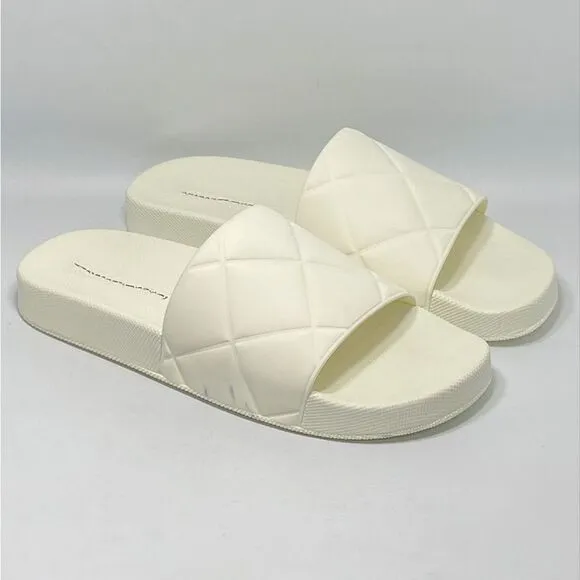 Bottega Veneta Quilted Rubber Pool Slides size 41