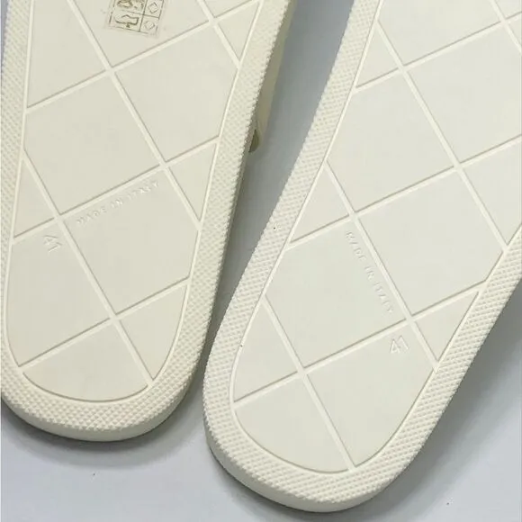 Bottega Veneta Quilted Rubber Pool Slides size 41